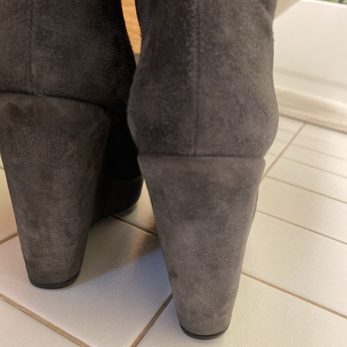 Stuart Weitzman D Grey Color, Suede Boots Size 6 Worn Only 2 Hours - Picture 11 of 12