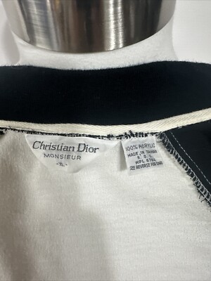 VTG Christian Dior Monsieur Track Full Zip Sweatshirt Jacket