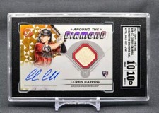 CORBIN CARROLL 2023 Topps Pristine GOLD Around the Diamond  #4/50 SGC 10/10 POP3