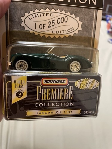 Matchbox 1995 Premiere Collection Series 3 Jaguar XK-120 Green - Picture 2 of 5