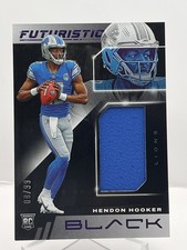 2023 Panini Black - Futuristic Hendon Hooker #FUT-5 purple #/99 (MEM, RC)