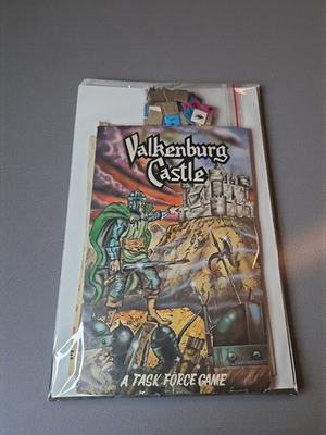 #ad Task Force Game 1980: VALKENBURG CASTLE Fantasy Dungeon combat Has Wear $12.00