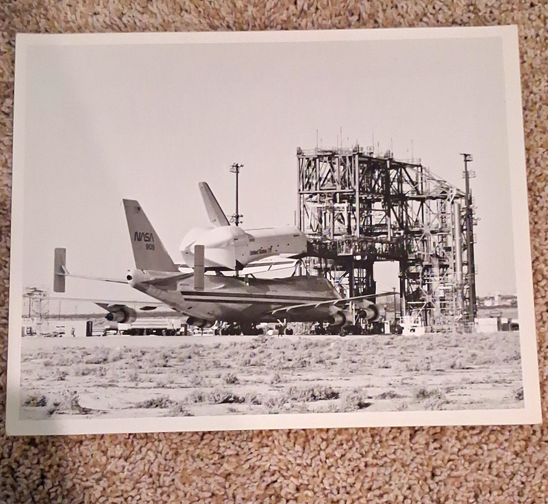 NASA Space Shuttle Orbiter Enterprise, Boeing 747 Shuttle Carrier 1977 Authentic