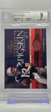 2003 Donruss Classics Tom Brady PIGSKIN /250 Super Bowl Game Used Ball BGS 9!