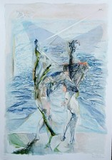 Ennio Calabria - Litografia originale P.A. firmata