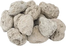 5LB Natural Volcanic Lava Rock 3"-5" Fireproof and Heatproof Pumice Stone