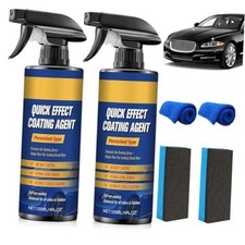 2Pcs Advanced Car Quick-Acting Coating Agent Spray,Car Scratch Wax Coating
