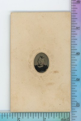 Young Child Babay Worn Image Original Mount Tintype Ferrotype