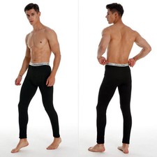 Men Thermal Underwear Men's Legging Tight Winter Warm Long Underpant Thermo