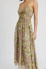 En Saison Sedna Pleated Floral Maxi Dress Large