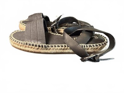 Splendid Espadrille Sandals Black Size 6