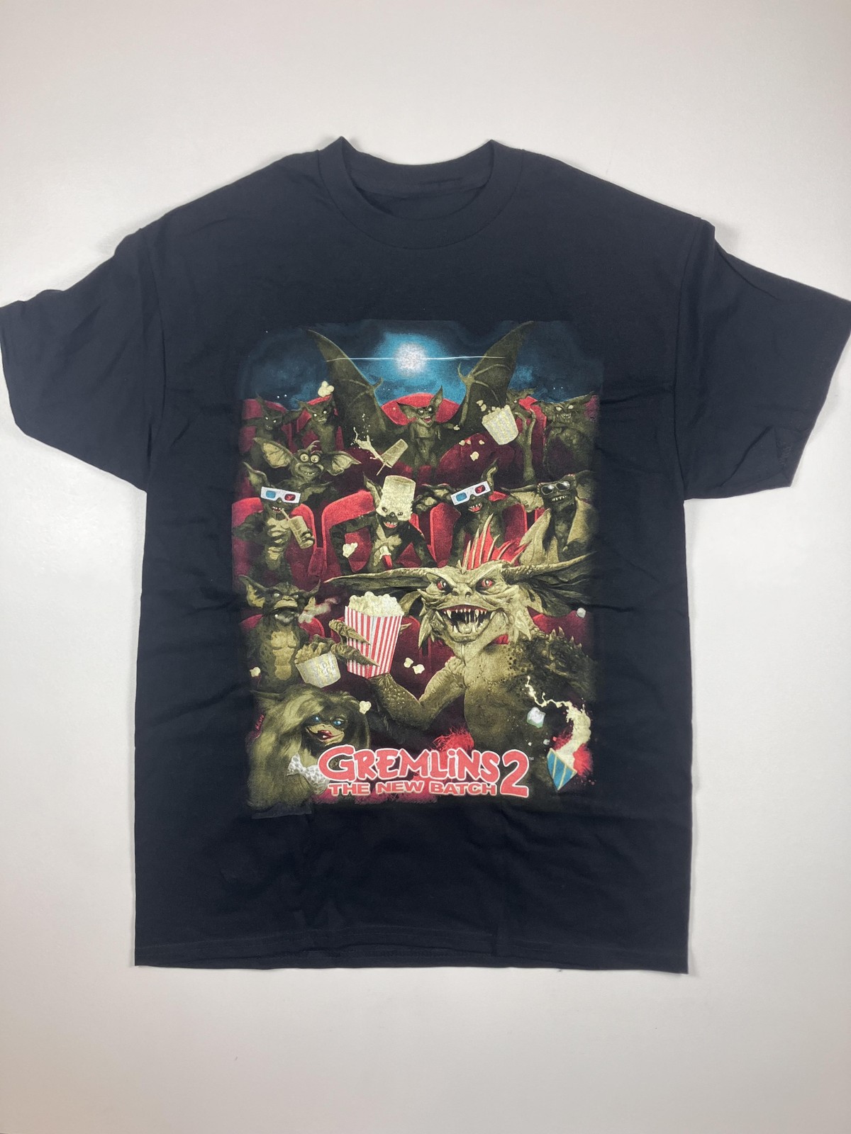 Gremlins 2 The New Batch Shirt Mens Large Black Movie Graphic Tee Horror