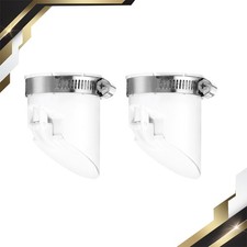2 Set Sewer Backflow Preventer Anti-Odor Core for 50mm/2" OD Horizontal Tube