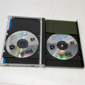 Ground Zero Texas Sega CD CIB W Both Discs Manual Cracked Case As Is