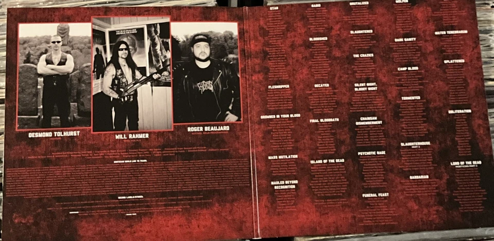 Mortician - Chainsaw Dismemberment LP 2023 Relapse - RR6423 [2x Royal Blue] NEW - Image 3 of 4