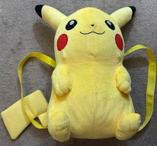 Pokemon Pikachu Plush Backpack w/ Zipper