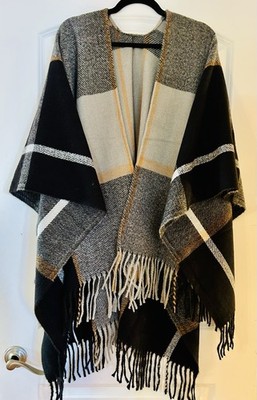 Bestshe Women s Super Soft Boho Open Cardigan, Sweater, Poncho, Cape - New