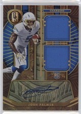 2021 Panini Gold Standard Rookie Jersey Double 41/149 Josh Palmer #261 Auto 2u3