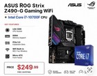 ASUS ROG Strix Z490-G Gaming (Wi-Fi) MicroATX LGA1200 + i7-10700F — photo 1