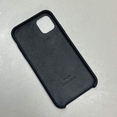 APPLE iPhone 11 Silicone Case Microfiber Lined Case Black MWVU2ZM