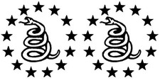 Dont Tread on Me Stars Decal Set Vinyl Betsy ...