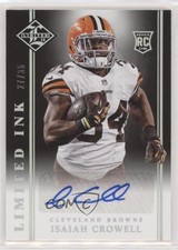 2014 Panini Limited Limited INK Silver 27/35 Isaiah Crowell #LI-IC Auto 0a3