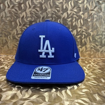 47BRAND LA MEN'S SNAP BACK GENUINE HAT ADJUSTABLE BLUE O/S  