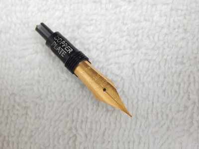 LOT# N376. COPPERPLATE OSMIROID COPPER PLATE NIB UNIT, FOR SKETCHING DRAWING. 