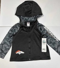 Denver Broncos NFL Toddler Zip Hoodie 2T Black