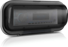 Water Resistant Marine Stereo Cover - Smoke Colored Heavy Duty Boat Radio Protec