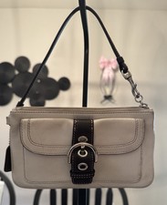 Coach Hamptons SoHo Leather Buckle Wristlet