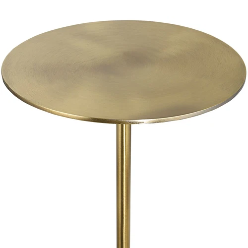 Uttermost Gimlet Brass Drink Table - Picture 5 of 6