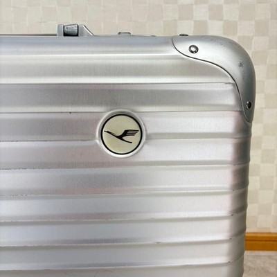 Rimowa Lufthansa Pilot Attache Case Business Bag Silver Alu