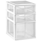 Schubladenbox transparente Schubladen DIN A4 Ordnungssystem Aufbewahrung Drawer