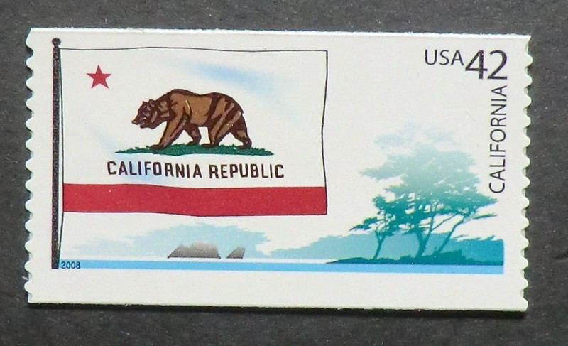 4279 MNH 2008 42c Flags of Our Nation California Bear Flag revolt Fremont State