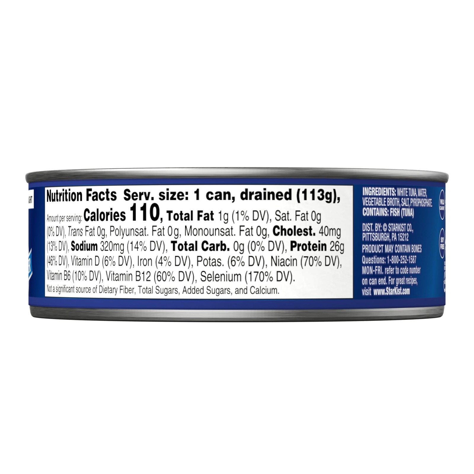 StarKist Solid White Albacore Tuna in Water - 5 oz Can (Pack of 48)