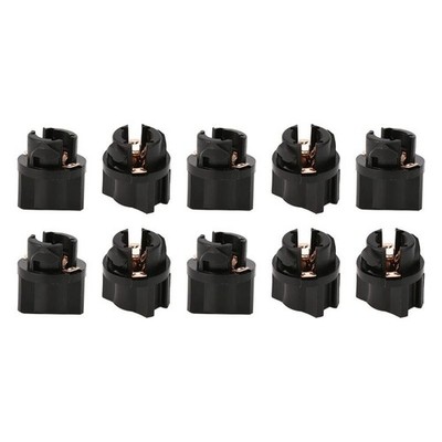 10x T5 Auto Instrument Lampe Birne Halter Twist Sockel Schloss Sockel Panel Cluster Stecker