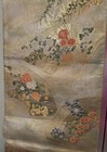 Luxury Japanese Kimono Fabric pure Silk Sash Belt, Flower six-pass pattern, gold — photo 9