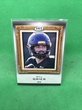 2019 Sage HIT PREMIUM PORTRAIT # PP-14 Will Grier WEST VIRGINIA MOUNTAINEERS