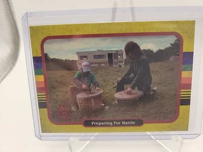 Preparing For Battle 2023 Zerocool Stranger Things Season 4 #84 Card Yellow 