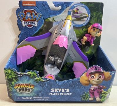Paw Patrol Jungle Pups Skye's Transforming Falcon Vehicle New