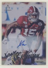 2020 Panini Luminance Rookies Auto 290/299 Xavier McKinney #142 Auto 9r9