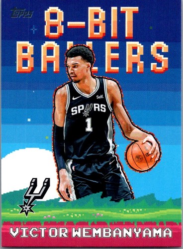 2025-26 Topps 8-Bit Ballers Victor Wembanyama San Antonio Spurs #8B-4
