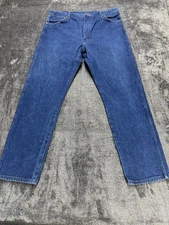 Wrangler Men’s 13MWZ Cowboy Cut Jeans Blue Denim Size 40x32 Western Workwear