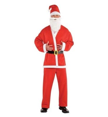 Amscan Santa Weihnachtsmann Kostüm, Anzug, Herren Rot, Größe 50/52 (0403-5) - Bild 1 von 3