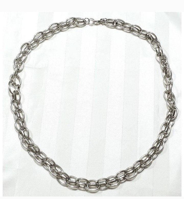 LOFT Chunky Double Link Chain Interlocking Links … - image 2