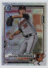 2021 Bowman Chrome Prospects Mega Box Mojo Refractor Grayson Rodriguez 11cz