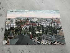 Pershing Square & The Apartment House District Los Angeles Ca Postcard Unposted