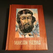 Martin Fierro Jose Hernandez Edil Edition Edición Polingue Hard Wood Cover ,