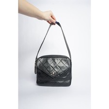 Chanel Black Quilted Leather Shoulder Bag